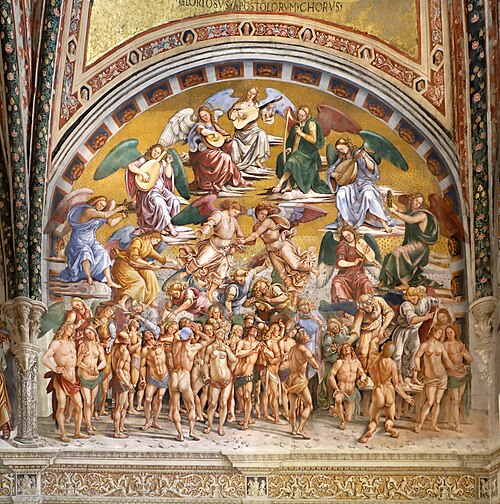 Elect in Paradise, 1500, Luca Signorelli