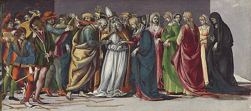 The Marriage of the Virgin, 1490, Luca Signorelli