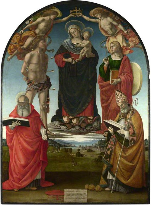 The Virgin and Child with Saints, 1515, Luca Signorelli
