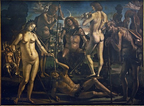 Education of Pan, 1490, Luca Signorelli
