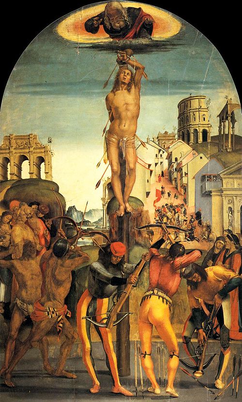 Martirio di san Sebastiano, 1498, Luca Signorelli