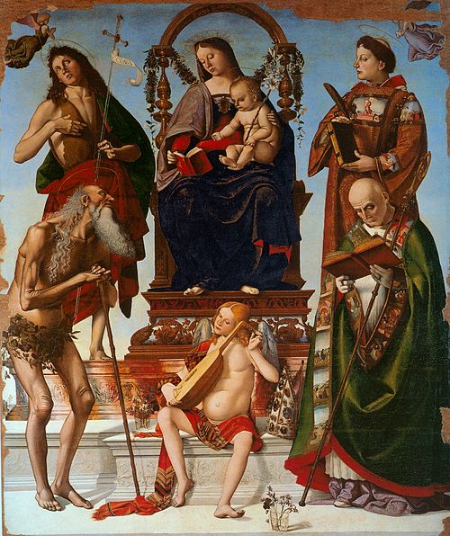Sant'Onofrio Altarpiece, 1484, Luca Signorelli