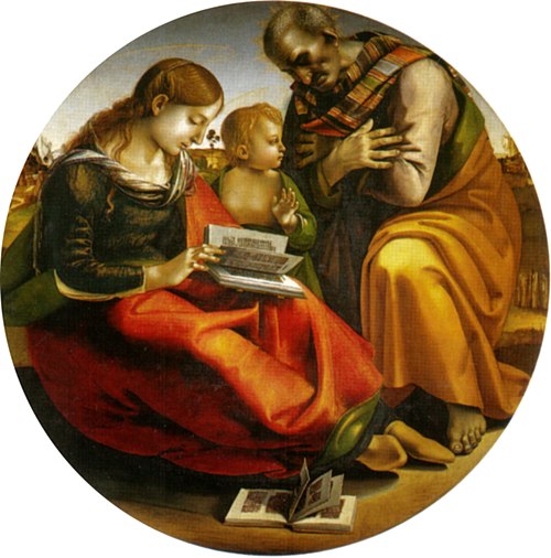 The Holy Family di Parte Guelfa, 1480, Luca Signorelli