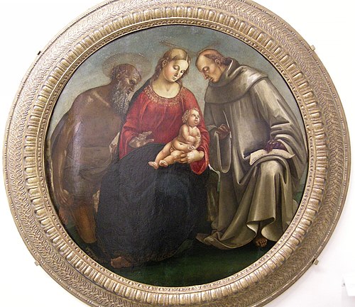 Tondo Baduel, 1492, Luca Signorelli