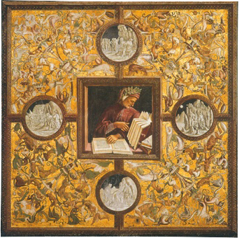 Portrait of Dante Alighieri, 1500, Luca Signorelli
