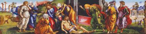 Lamentation over the Dead Christ, 1489, Luca Signorelli