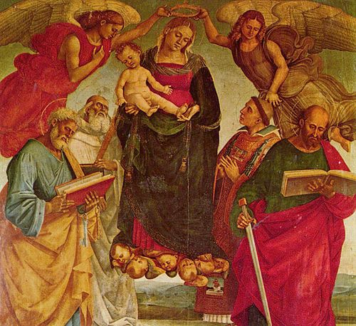 The Coronation of the Virgin, , Luca Signorelli