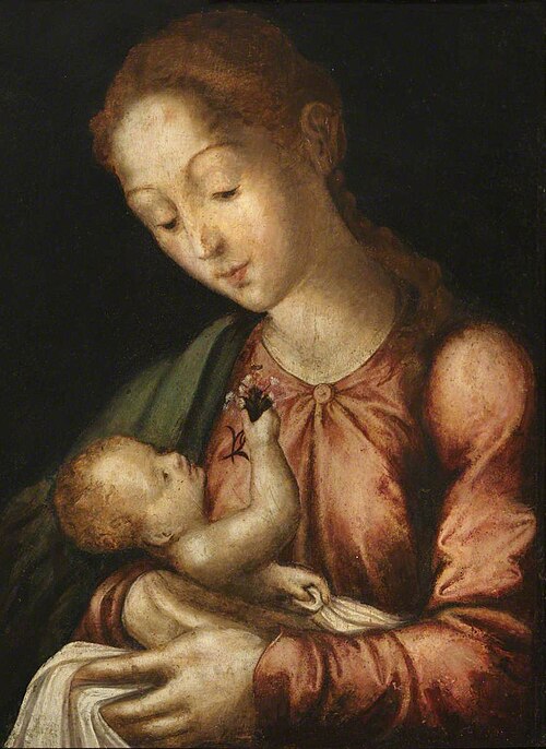 Madonna and Child, , Luis de Morales