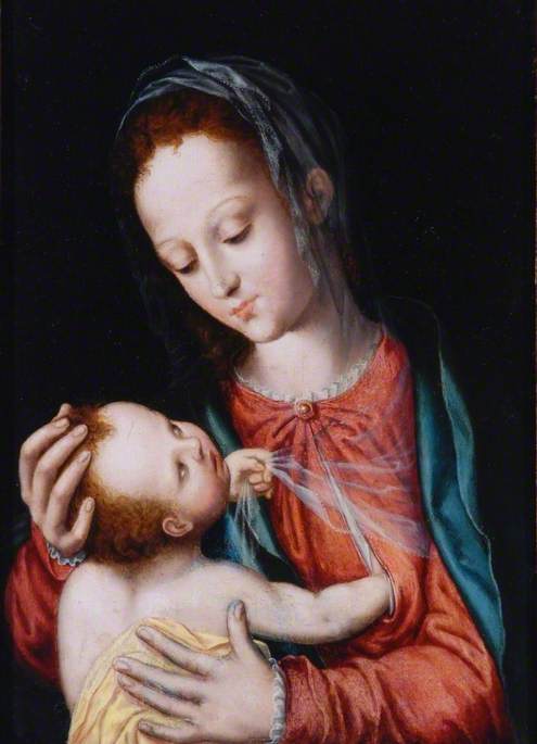 Madonna and Child, , Luis de Morales