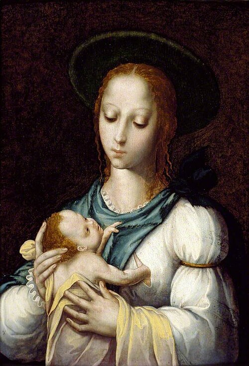 The Virgin and Child, 1567, Luis de Morales