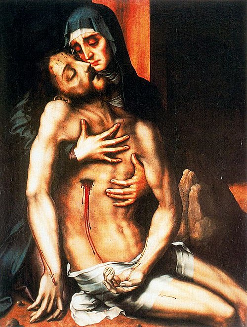 Pietà, 1550, Luis de Morales
