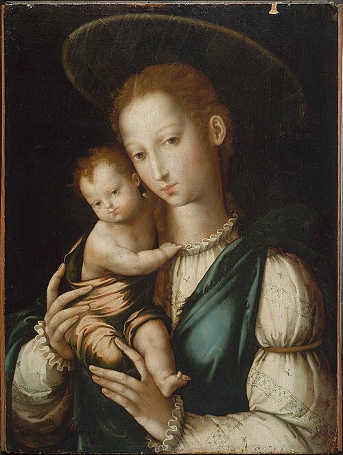 Virgin and Child, , Luis de Morales