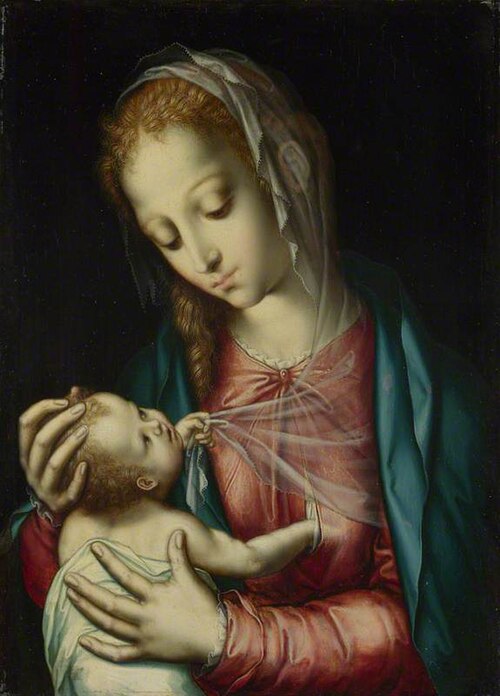 The Virgin and Child, 1567, Luis de Morales