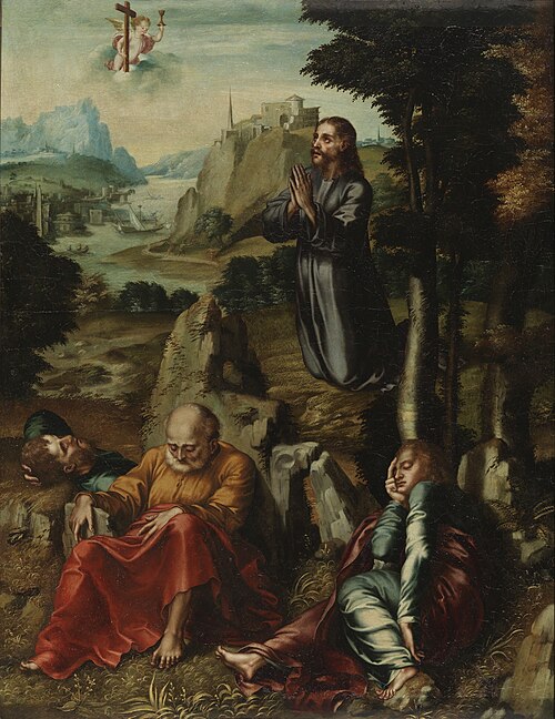 The Agony in the Garden, 1545, Luis de Morales