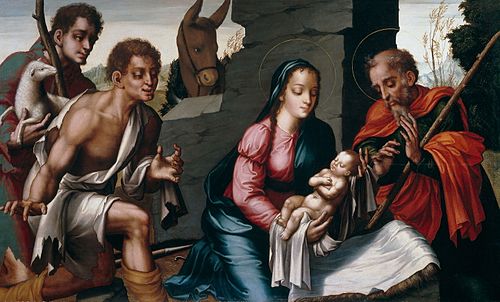 The Adoration of the Shepherds, 1565, Luis de Morales