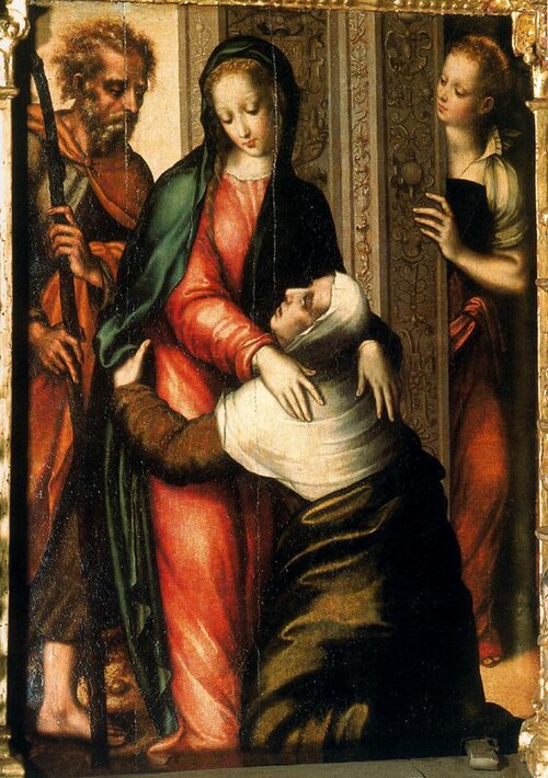 A Visitação, 1600, Luis de Morales