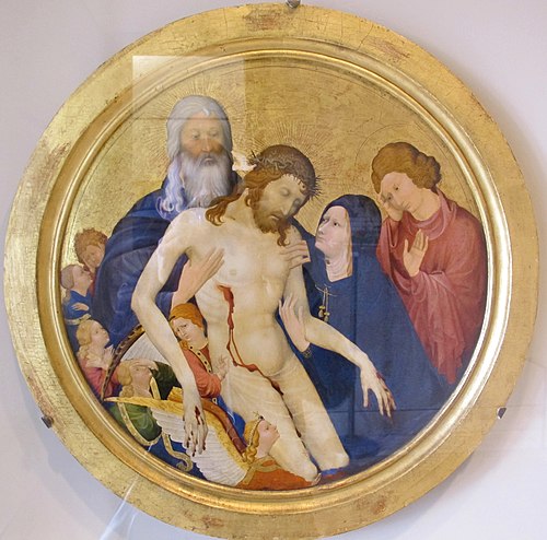 Grande Pietà ronde, 1400, Jean Malouel