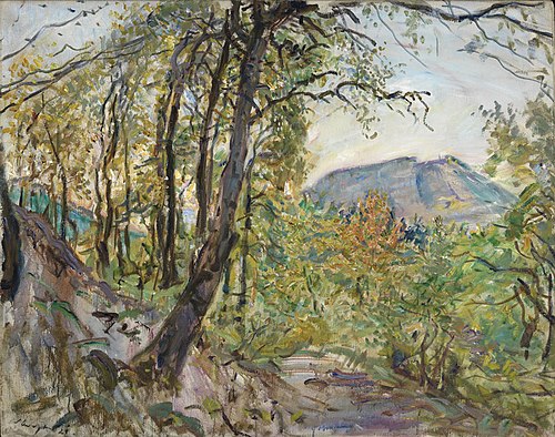 Pfälzische Landschaft, 1921, Max Slevogt