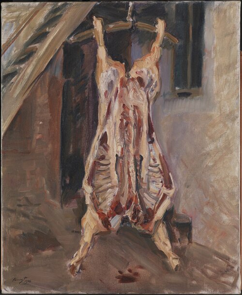 Geschlachtetes Schwein, 1906, Max Slevogt