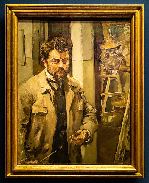 Self Portrait in the Studio, 1903, Max Slevogt