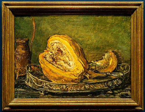 Still life with Melon, 1931, Max Slevogt