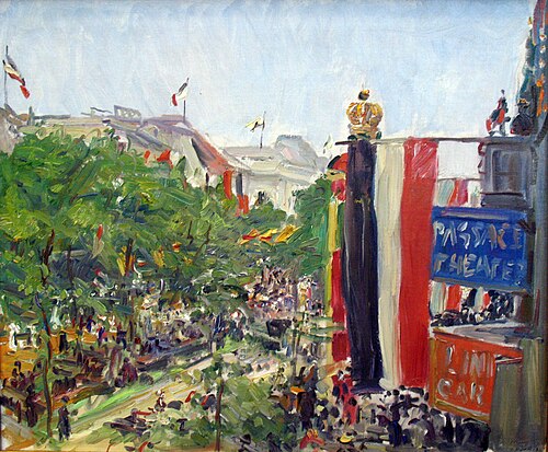 Unter den Linden, 1913, Max Slevogt