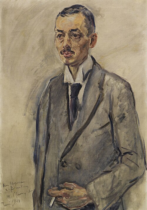 Bildnis Theodor Stoperan, 1923, Max Slevogt