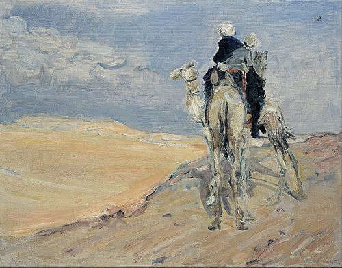 Sandstorm in the Libyan Desert, 1914, Max Slevogt