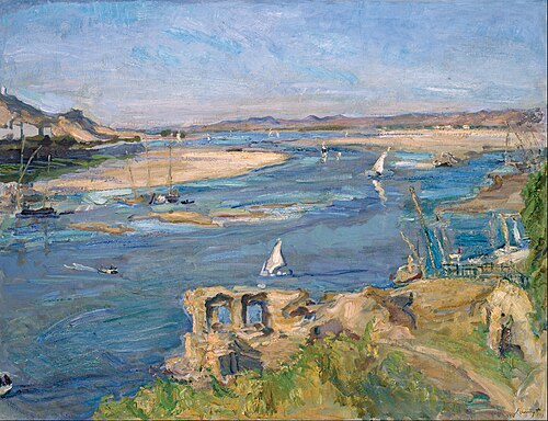 The Nile near Aswan, 1914, Max Slevogt