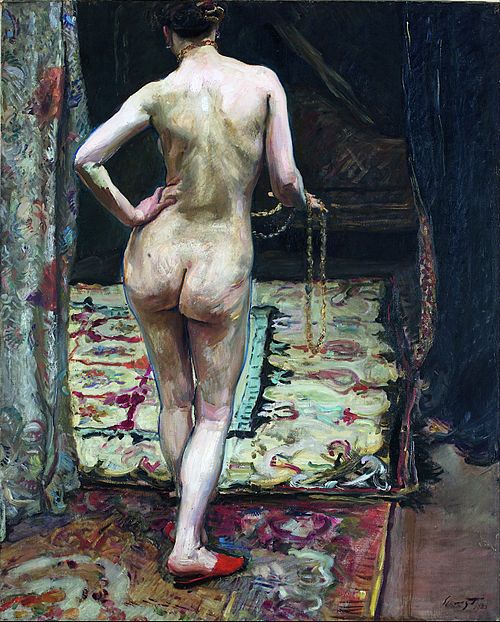 Female Nude from the Back, 1905, Max Slevogt