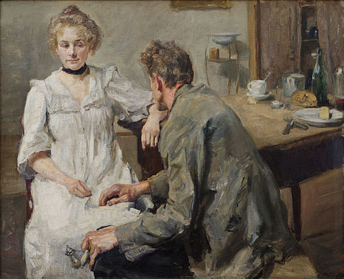 Après le travail, 1900, Max Slevogt