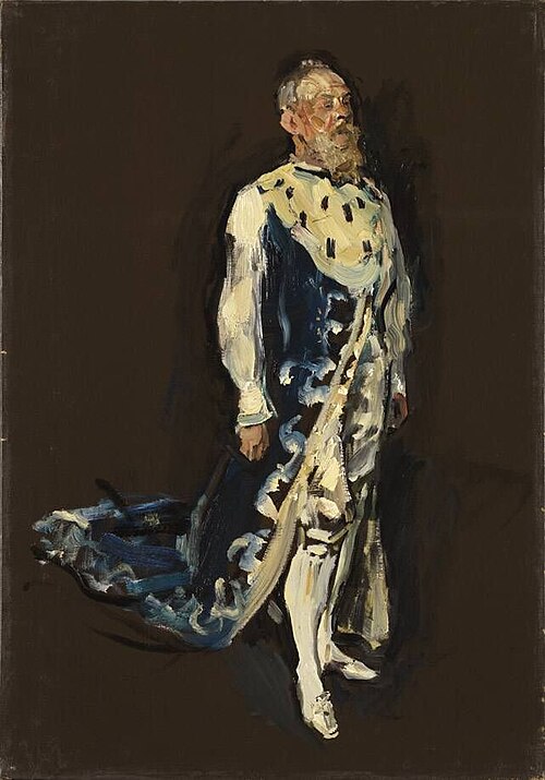 Prinzregent Luitpold im Hermelinmantel, 1908, Max Slevogt