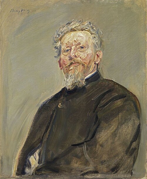 Der Dichter Michael Georg Conrad, 1909, Max Slevogt
