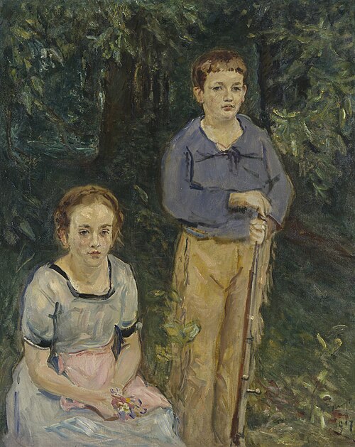 Nina und Wolfgang Slevogt, 1917, Max Slevogt