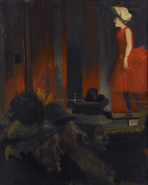 Le music-hall, 1889, Walter Sickert