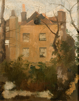 A view of a London town house, 1944, Walter Sickert