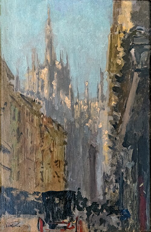 La cathédrale de Milan, 1895, Walter Sickert