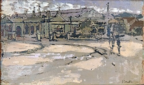La gare de Dieppe, 1898, Walter Sickert