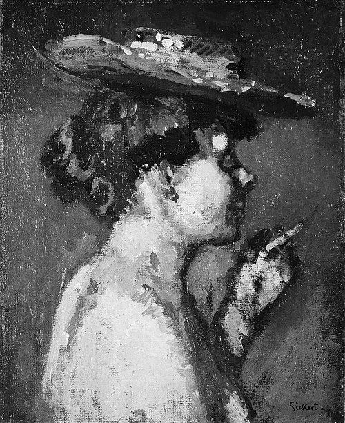 The Cigarette (Jeanne Daurmont), 1906, Walter Sickert