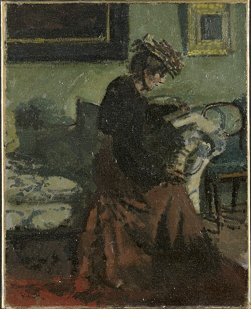 Easter Monday-Hélène Daurmont, 1906, Walter Sickert