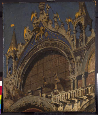 The Horses of St Mark's, Venice, 1905, Walter Sickert
