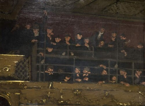 Noctes Ambrosionae , Gallery Of The Old Mogul, 1906, Walter Sickert