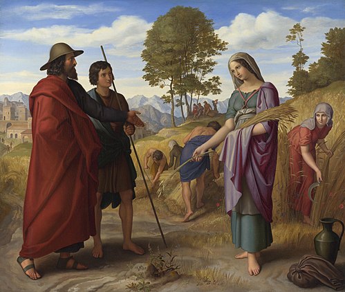 Ruth dans le champ de Boaz, 1828, Julius Schnorr von Carolsfeld