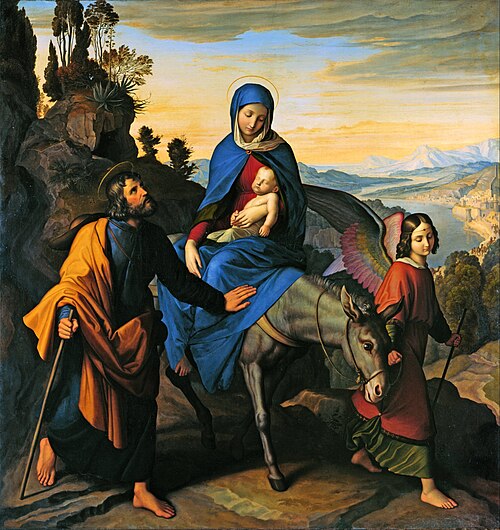 La fuite en Egypte, 1828, Julius Schnorr von Carolsfeld
