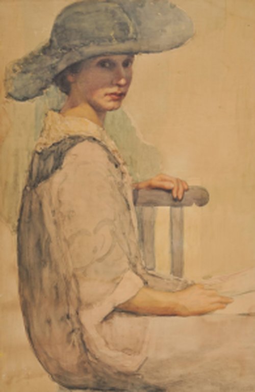 Portrait of Frederick, 1948, Nikola Marinov