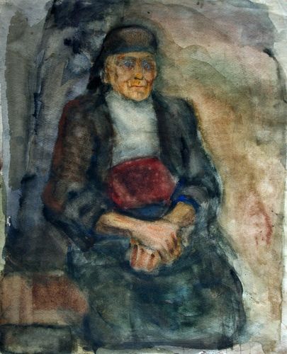 Old woman, , Nikola Marinov
