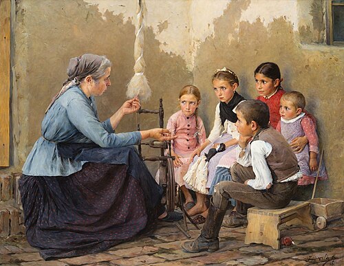 The Storyteller, 1891, Philip Alexius de László