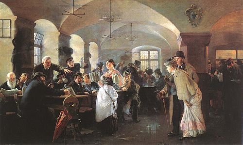 The Hofbräuhaus, 1892, Philip Alexius de László
