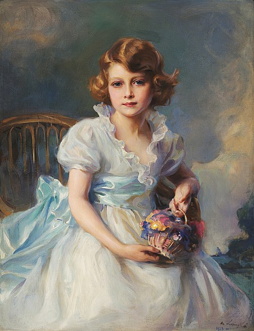 Princess Elizabeth of York, 1933, Philip Alexius de László