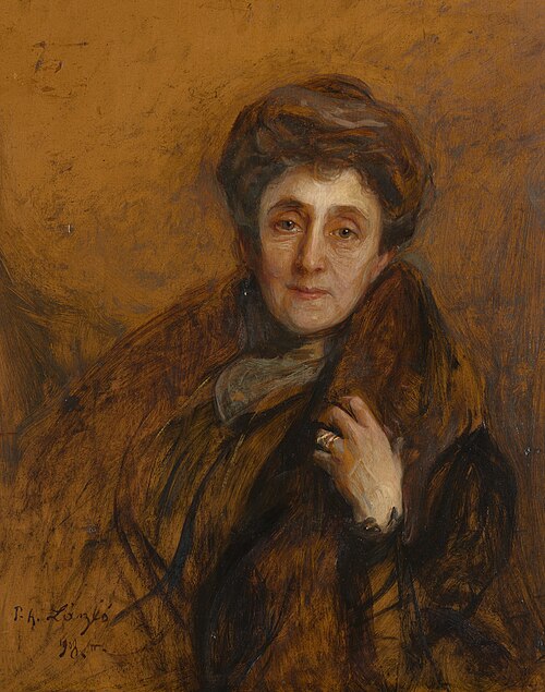 Portrait of Adriana Jacqueline Marie Loudon (1856-1919), 1908, Philip Alexius de László